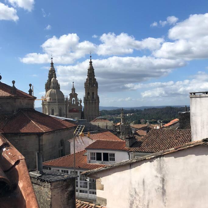 Atico Casco Antiguo En Plaza Cervantes Santiago de Compostela Kültér fotó