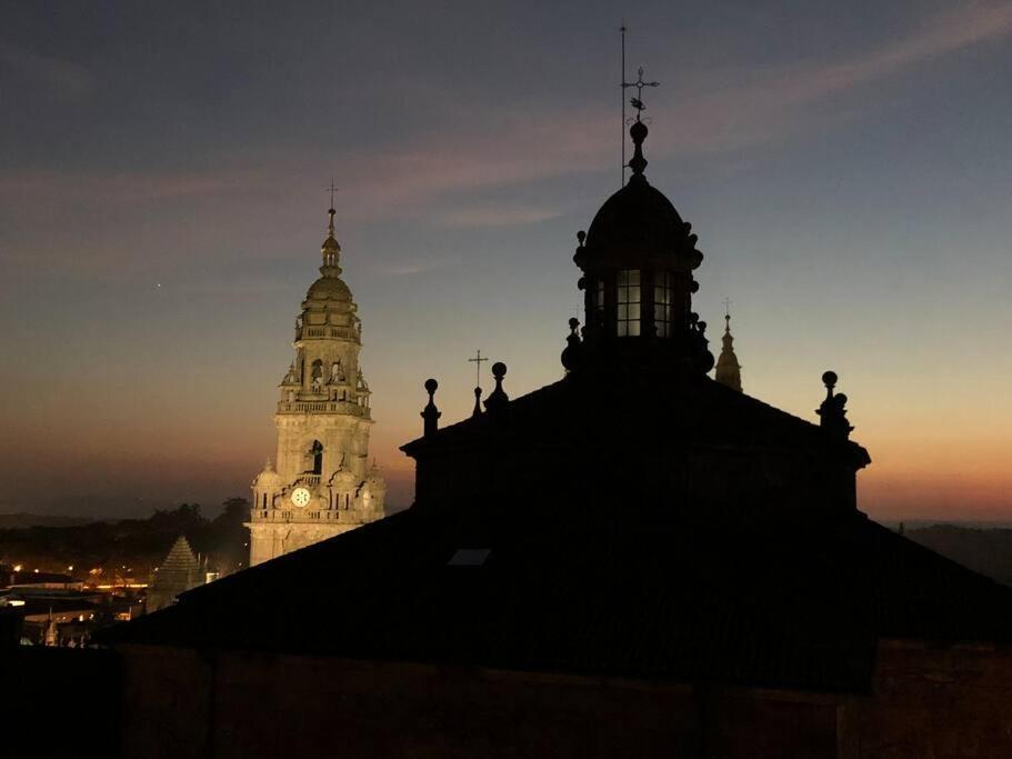 Atico Casco Antiguo En Plaza Cervantes Santiago de Compostela Kültér fotó