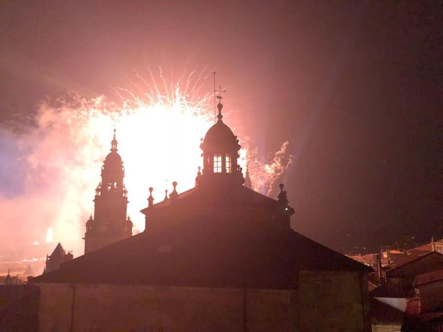 Atico Casco Antiguo En Plaza Cervantes Santiago de Compostela Kültér fotó